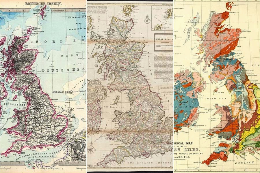 copyright free old map of britain and maps of the uk