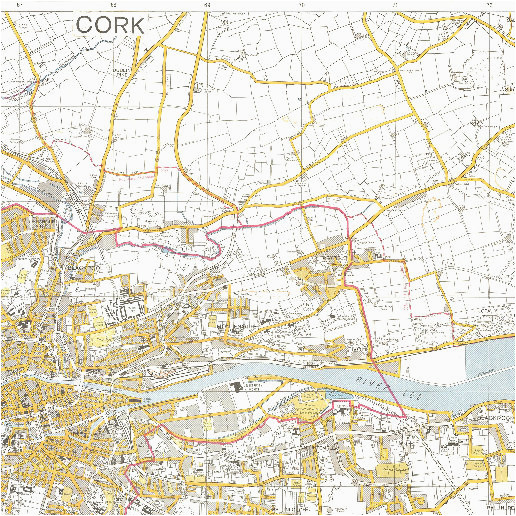 1964 osi map of cork city cork past present