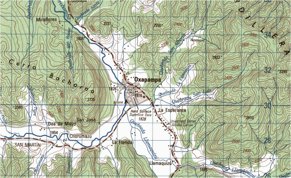 free topographic maps of peru 1 100 000