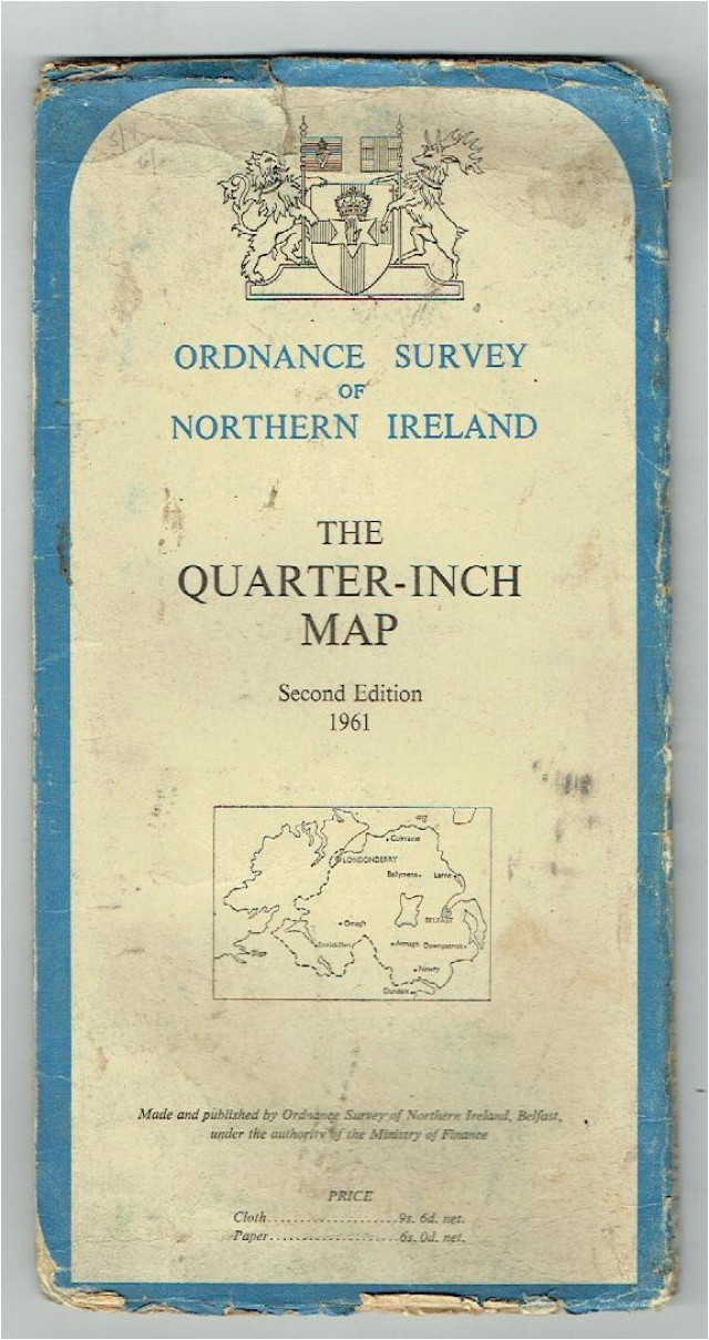 johns bookshop ordnance survey of northern ireland