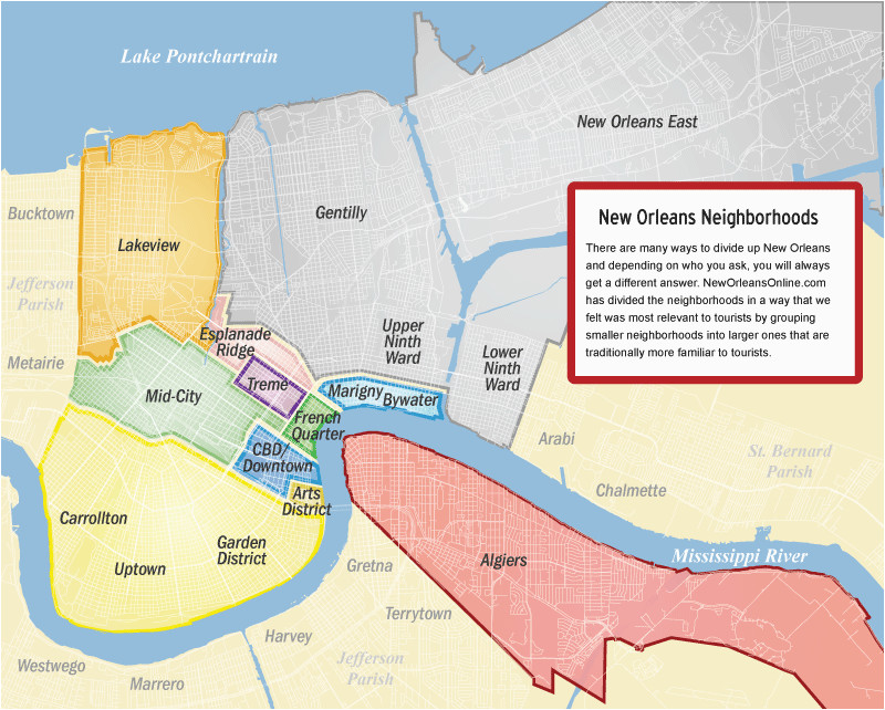 new orleans maps