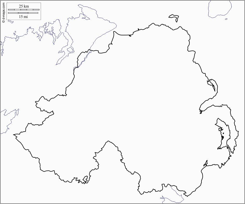 50 proper blank map ireland