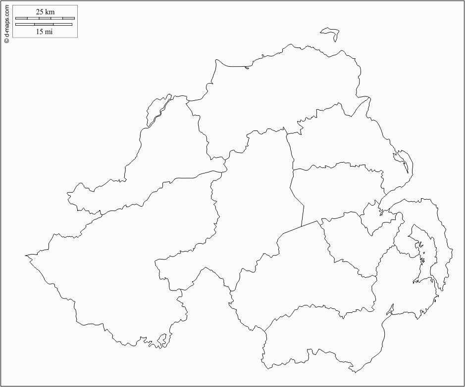 50 proper blank map ireland