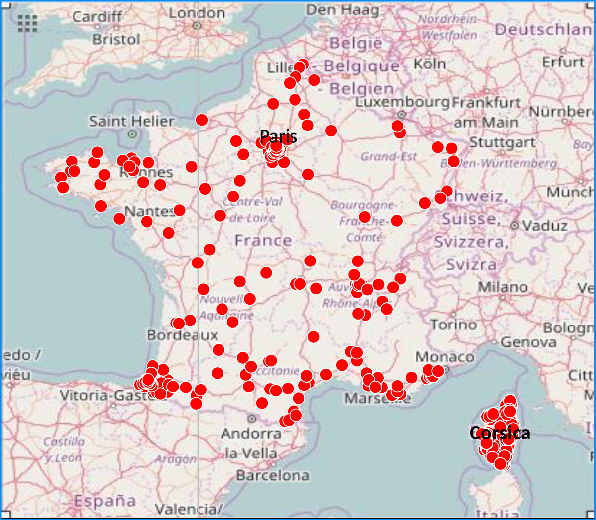 Paris France Airports Map List Of Terrorist Incidents In France Wikipedia Of Paris France Airports Map 