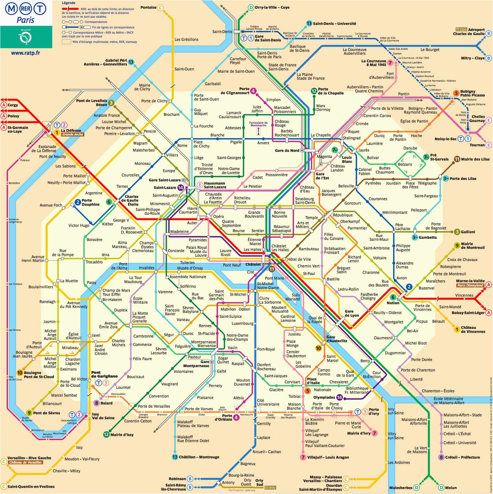 karte plan der pariser metro format xl metroplan metrokarte