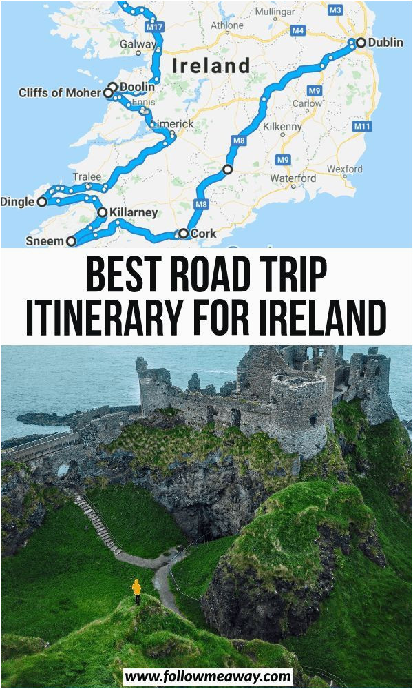 Places to See In Ireland Map