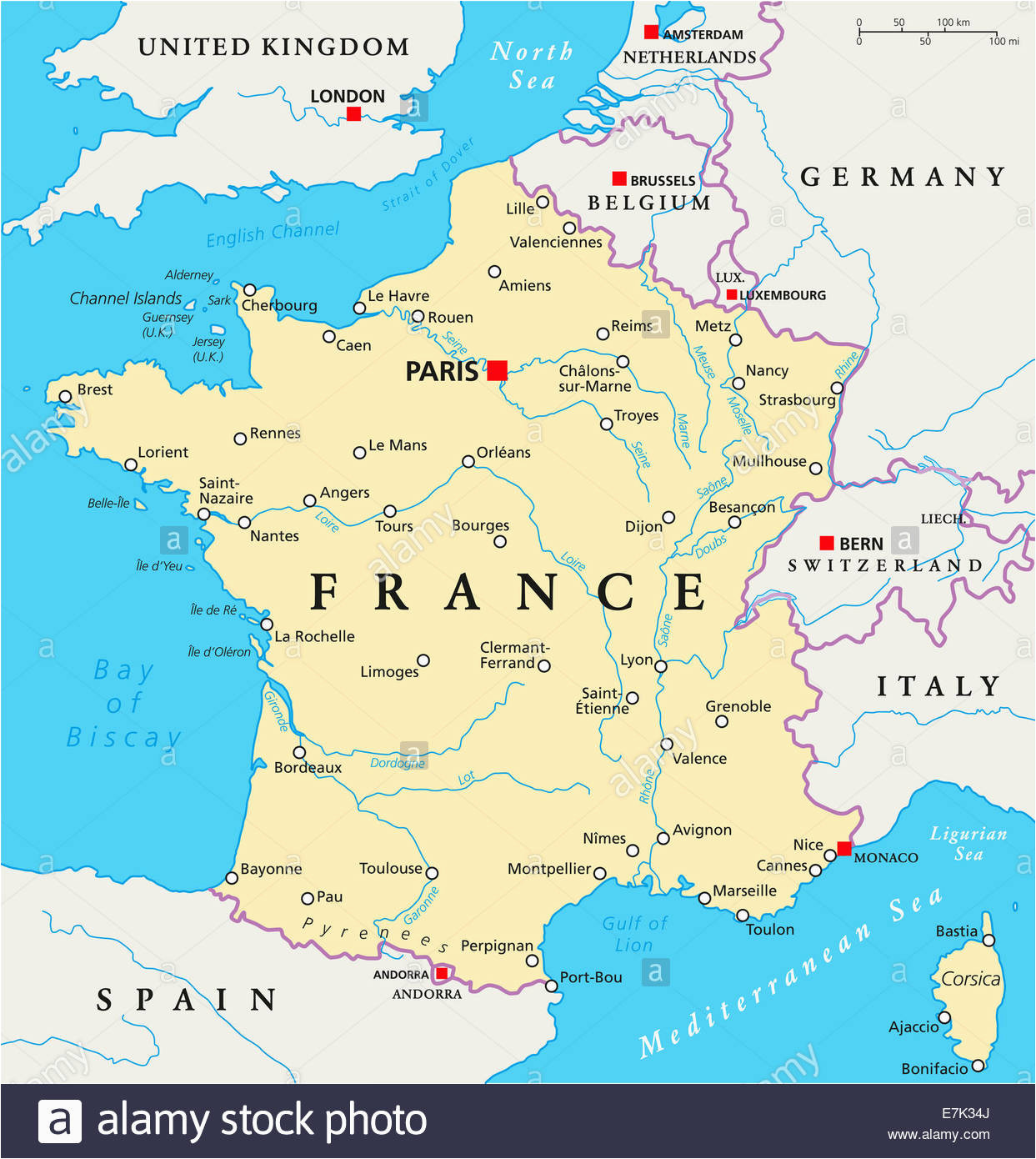 Political Map Of France Outline | secretmuseum