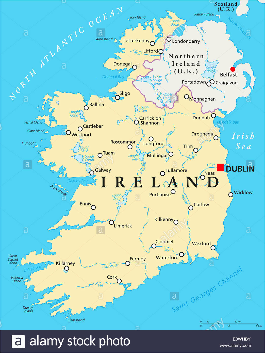 ireland map stock photos ireland map stock images alamy