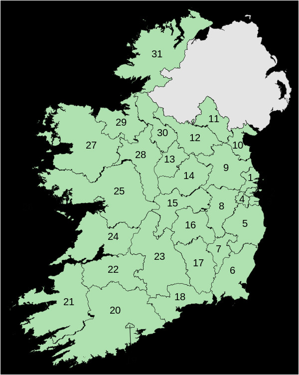 verwaltungsgliederung irlands wikiwand