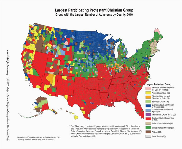 where the protestants roam map of protestant denominations in the