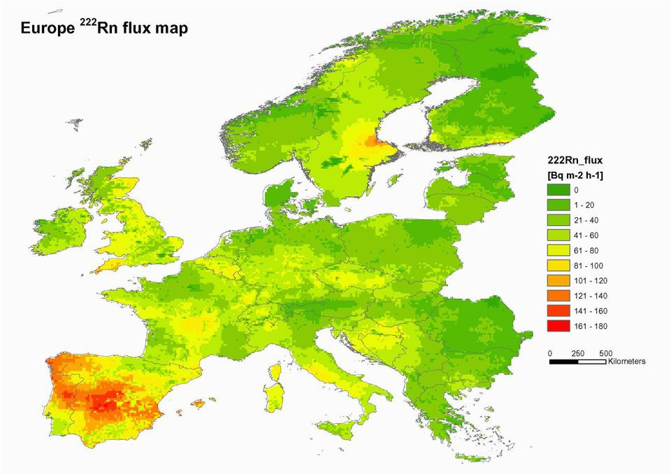 radon map europe casami