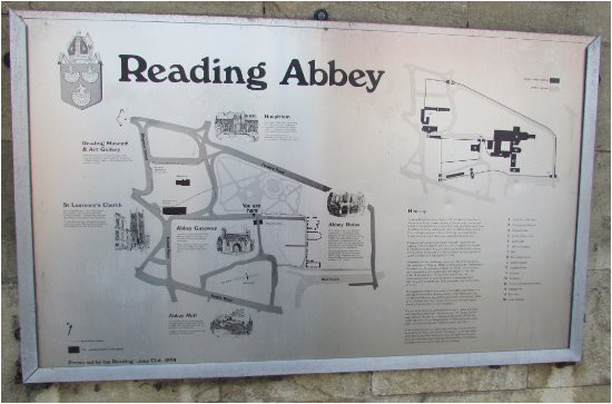 reading abbey map picture of terry s reading walkabouts reading