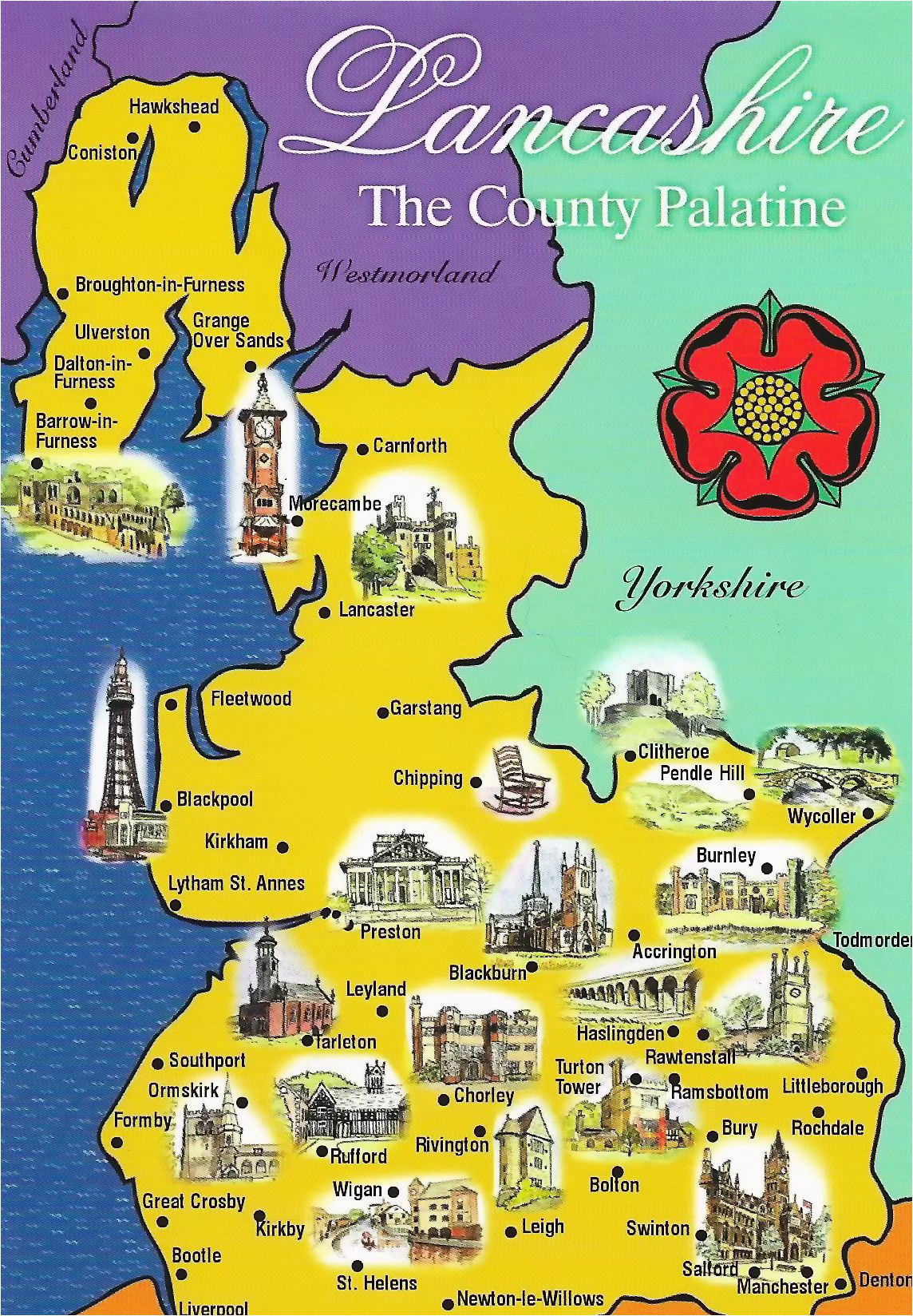 lancashire map sent to me by gordon of northern ireland here is a