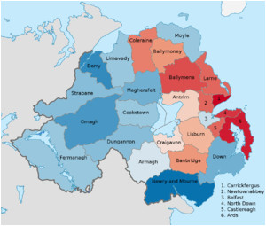 Religious Map Of northern Ireland | secretmuseum