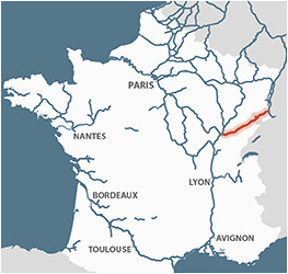 rhone rhine canal detailed navigation guides and maps french