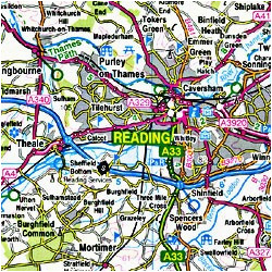 england road maps detailed travel tourist driving