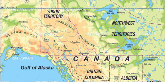 map of canada west region in canada welt atlas de