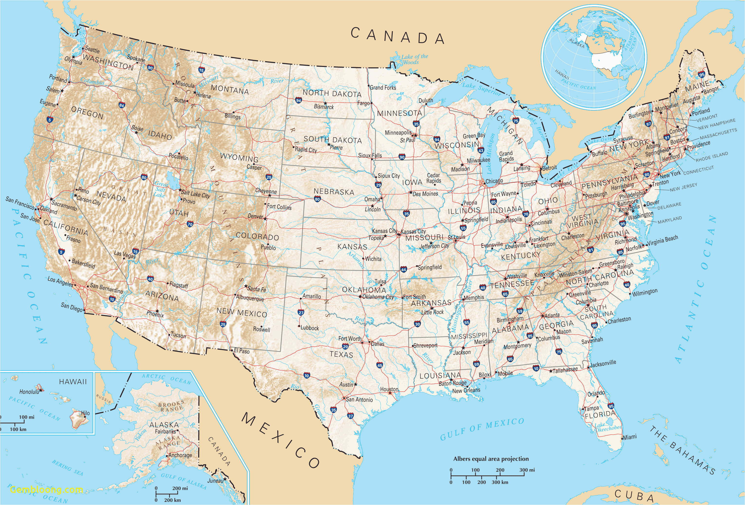road map of usa image of usa map