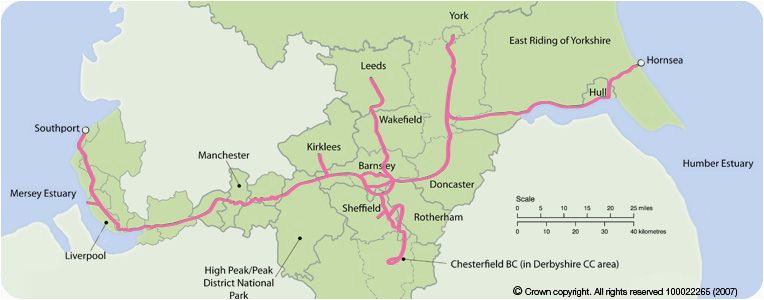 trans pennine trail map for walkers a family days out a trail