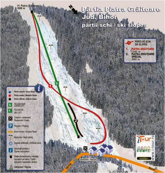 trail map piatra gra itoare