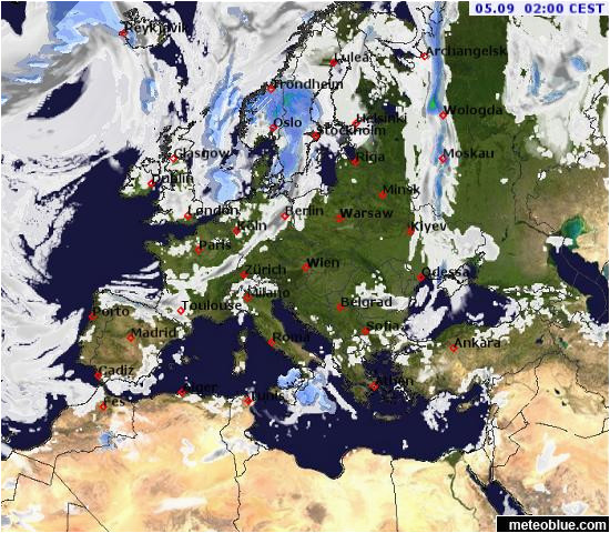 weather maps europe meteoblue
