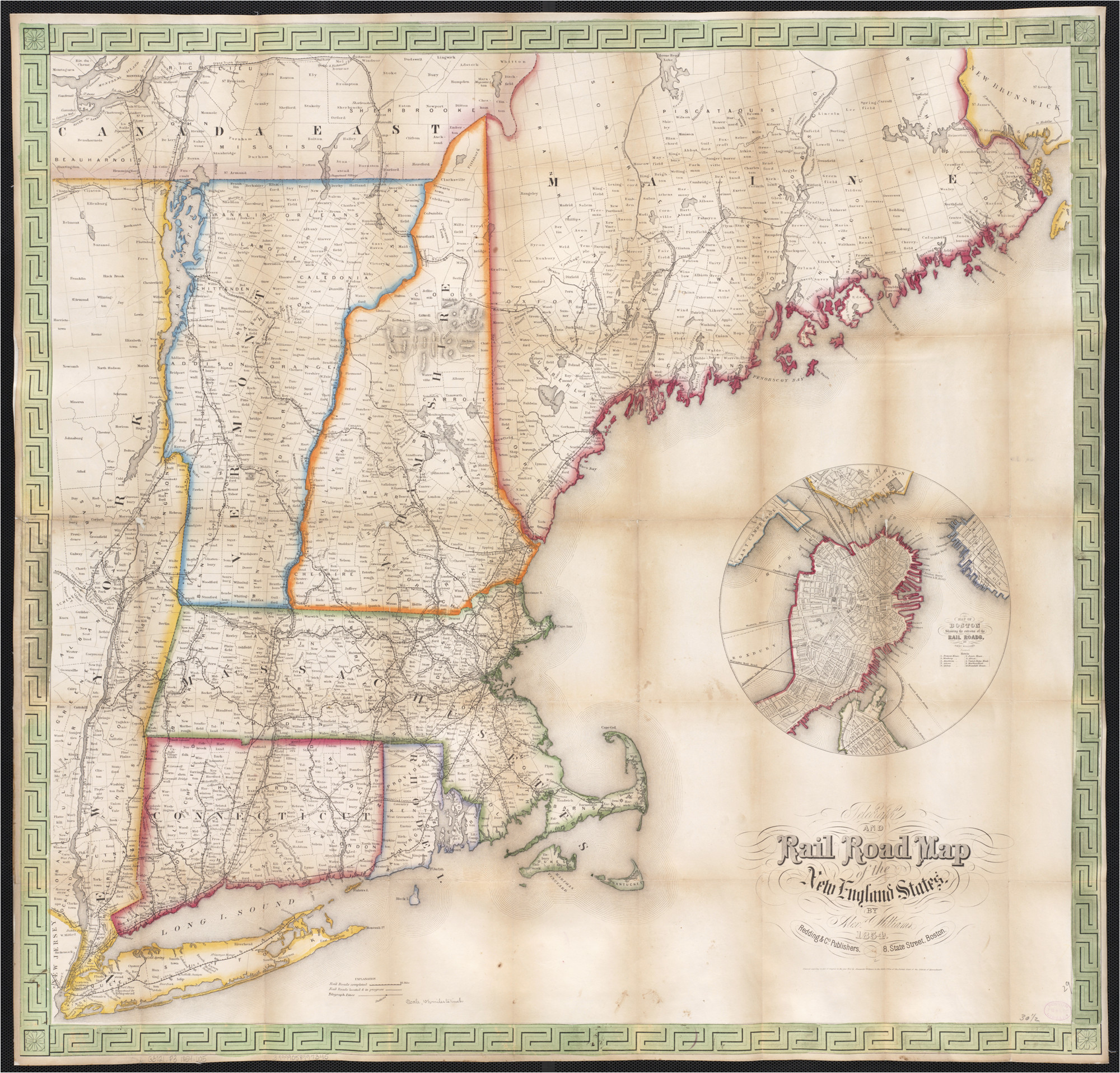 file telegraph and rail road map of the new england states