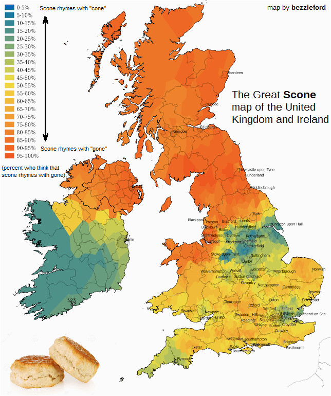 how do you pronounce scone map of the uk and ireland