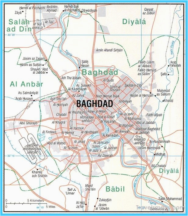 nice map of baghdad travelsmaps in 2019 baghdad map