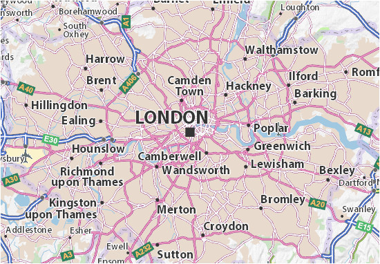 london map detailed maps for the city of london viamichelin
