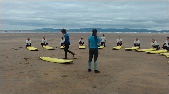 surfing with bundoran surf co in donegal ireland picture