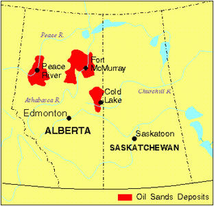 Tar Sands Canada Map | secretmuseum