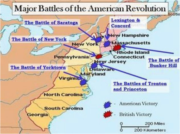 revolutionary war interactive battle map and worksheet w key
