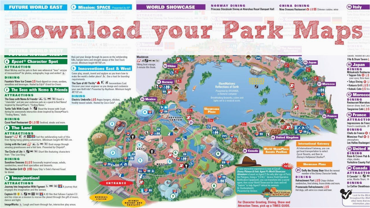 pin by dawn e c on travel theme parks disney world map