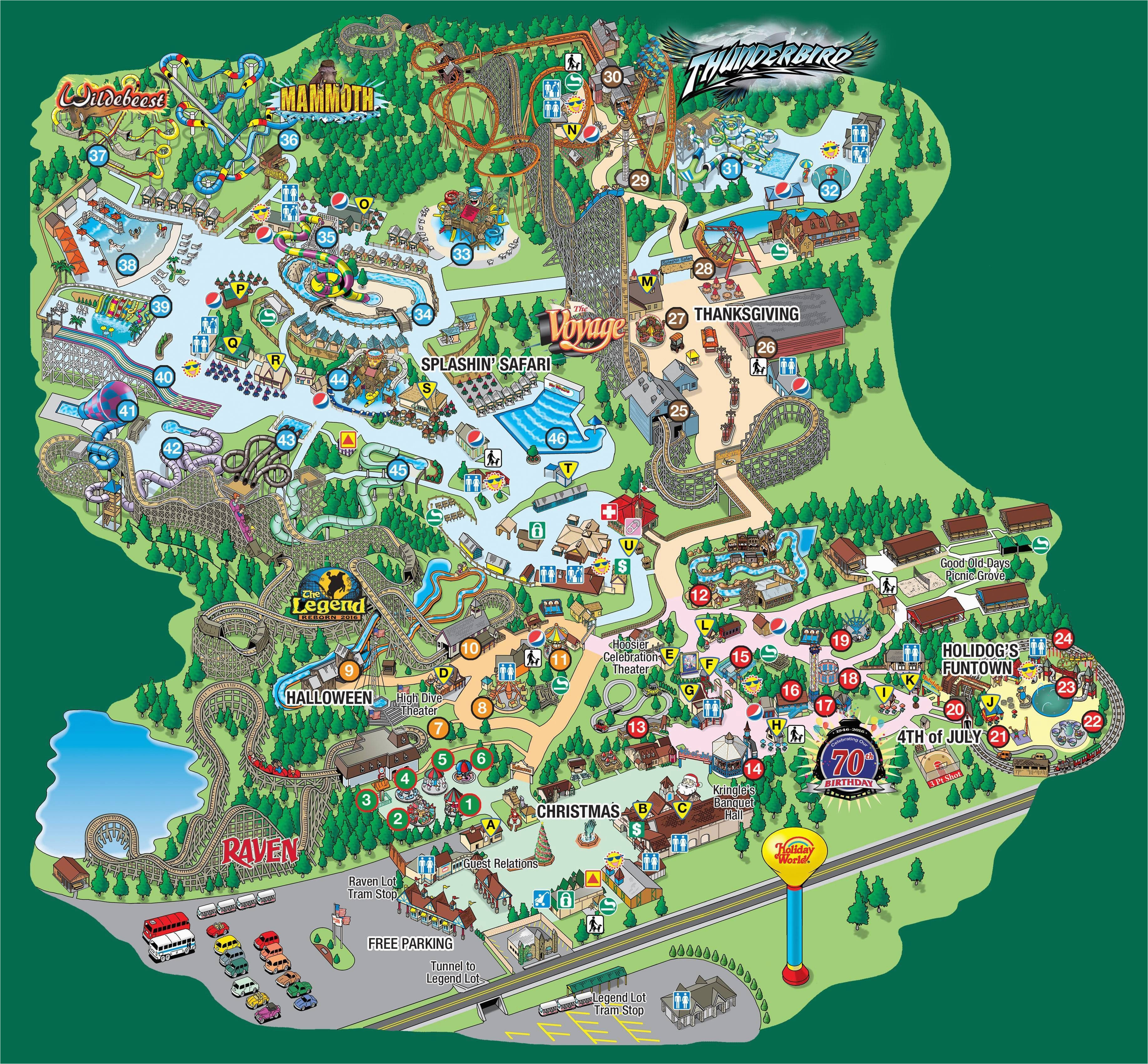 splashin safari park map in 2019 family vacations