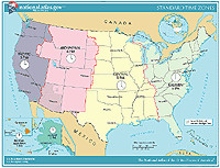 printable maps time zones