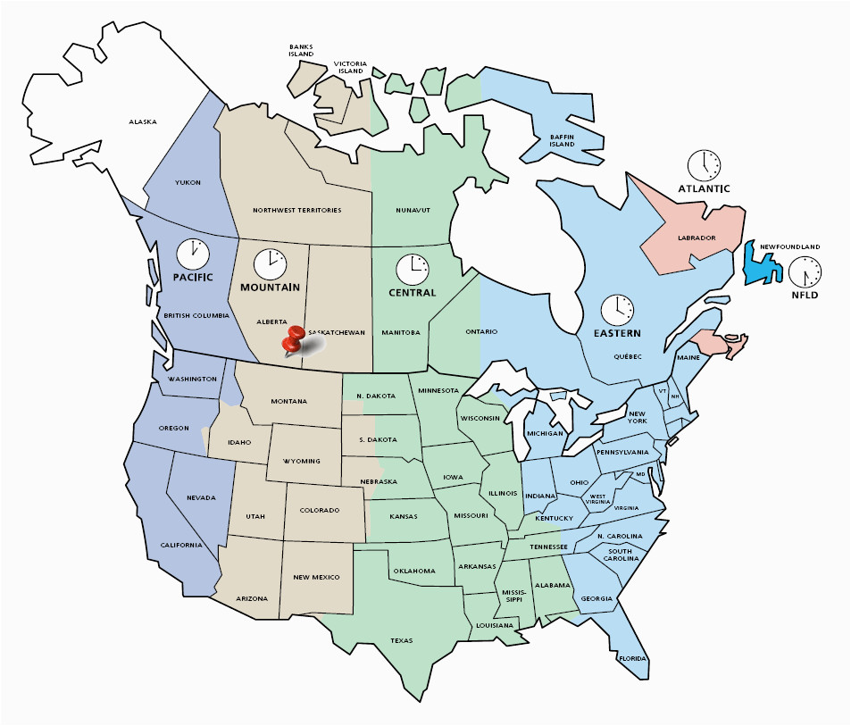 map of canadian time zones and travel information download free