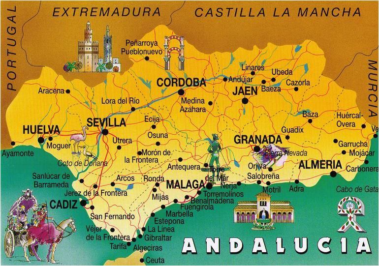 andalusia spain postcard exchange one world andalusia