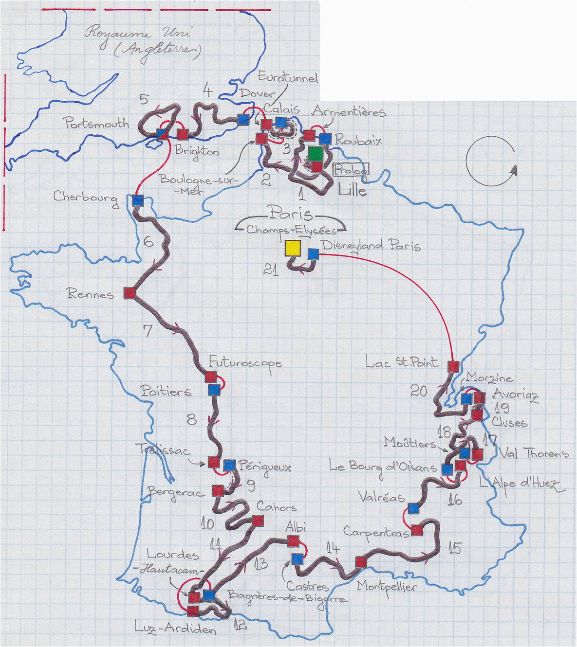 file carte du tour de france 1994 png wikimedia commons