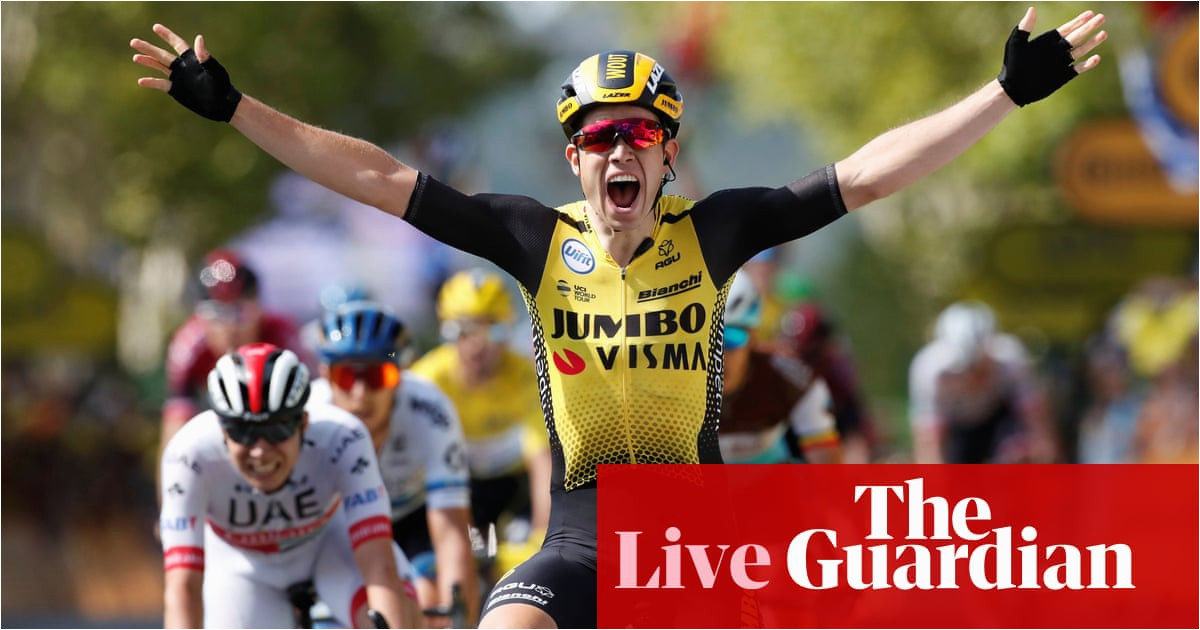 tour de france 2019 wout van aert wins stage 10 in photo finish
