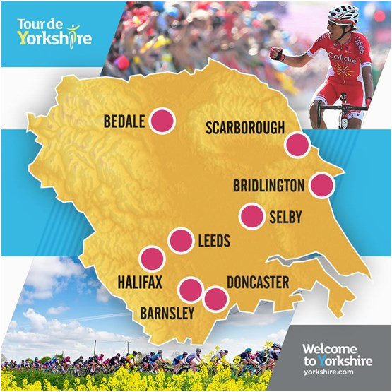start and finish locations for 2019 tour de yorkshire announced