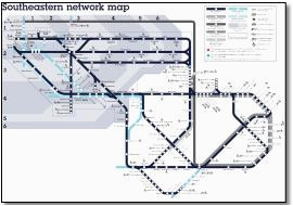 south eastern train rail maps