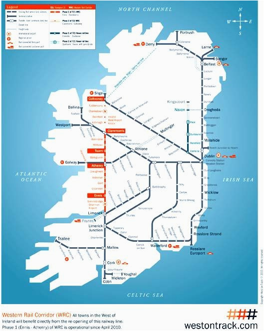 Train Travel In Ireland Map | secretmuseum