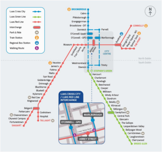 from december this is what the luas map will look like