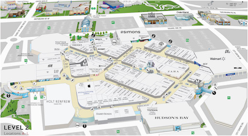 centre map square one shopping centre