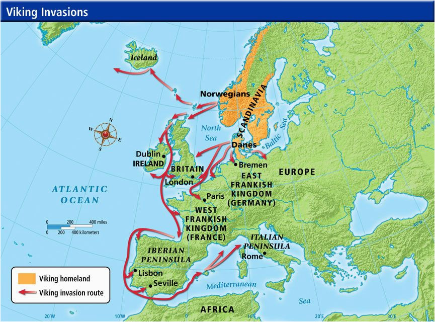 viking invasion routes viking invasion routes history research