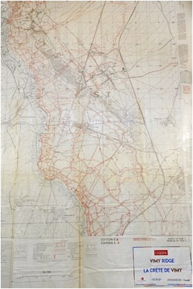 vimy ridge trenches a map to remember thespec com