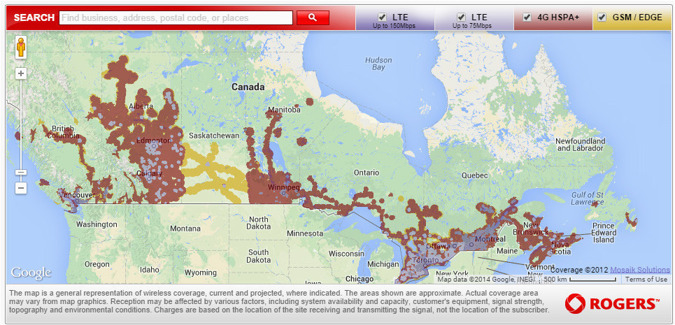 Virgin Mobile Canada Coverage Map | secretmuseum