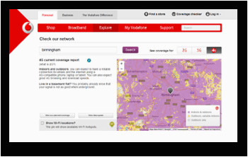 vodafone mobile broadband coverage check