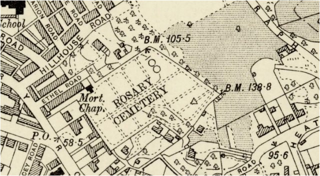 the rosary cemetery geograph britain and ireland