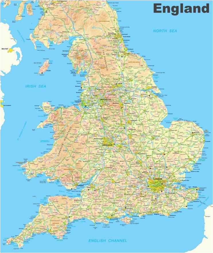map of england and wales england england map map england